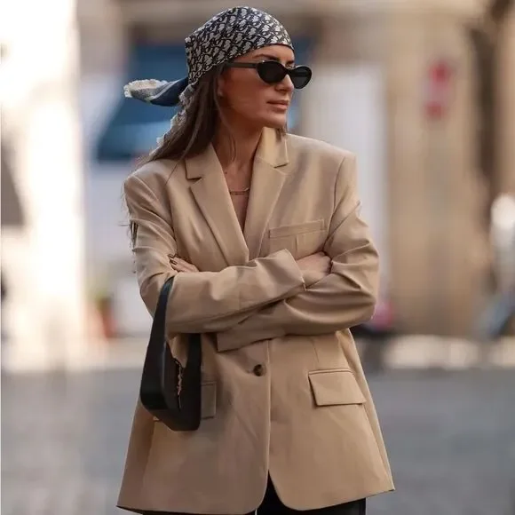 ZARA MENSWEAR STYLE BLAZER WITH OPEN BACK